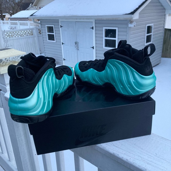 Nike Air Foamposite Pro Electric Blue Size 10 Mens - Picture 3 of 6